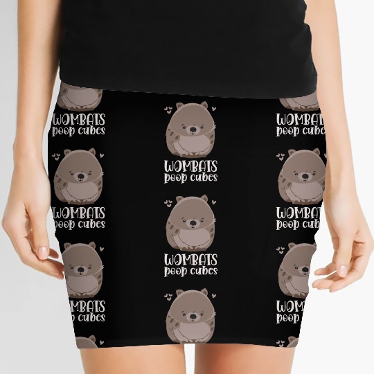 Combat Wombat For A Wombats Lover Women's Mini Skirts