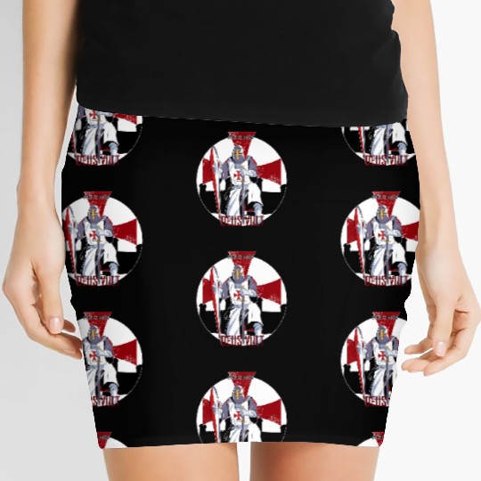 Stand strong and Deus vult Women's Mini Skirts