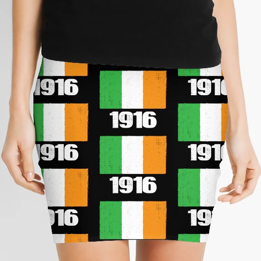 1916 Ireland Flag Irish Rebellion Easter Rising Women's Mini Skirts