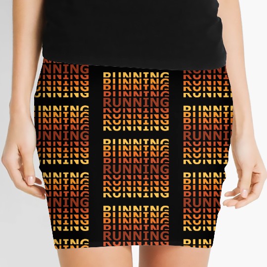 Running Lover Jogging Exercise Women's Mini Skirts