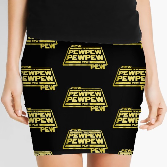 Pew Pew Pew Women's Mini Skirts