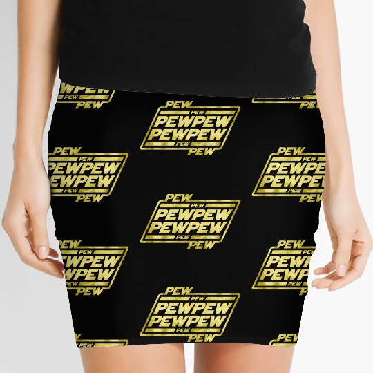 Pew Pew Pew Women's Mini Skirts