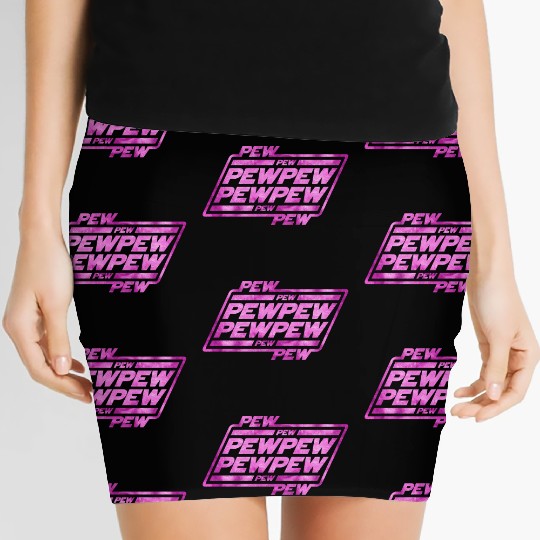 Pew Pew Pew Women's Mini Skirts