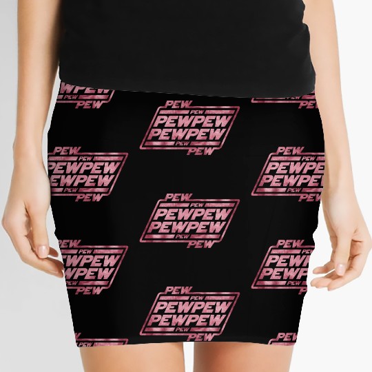 Pew Pew Pew Women's Mini Skirts