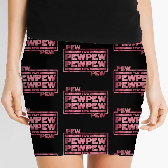 Pew Pew Pew Women's Mini Skirts