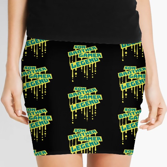 son brother gamer legend Women's Mini Skirts
