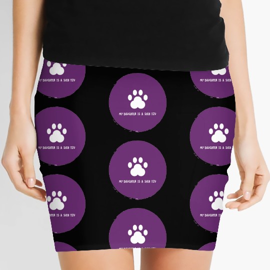My daughter is a Shih Tzu too! Women's Mini Skirts