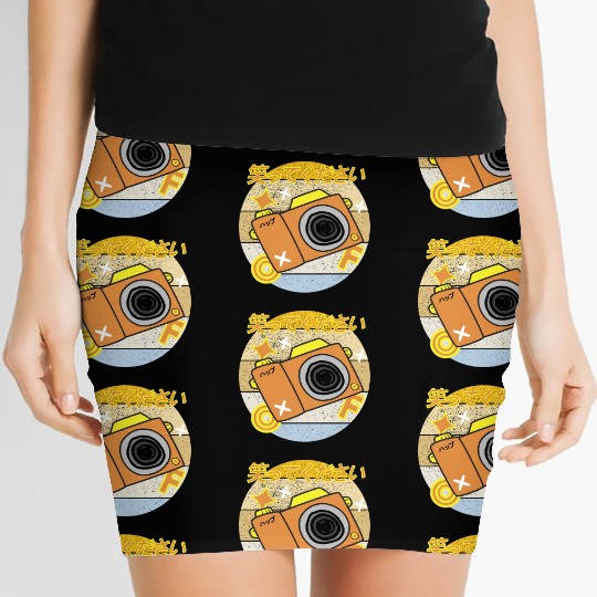 Please smile kawaii Women's Mini Skirts