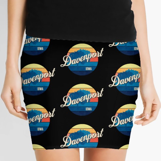 Davenport - Iowa Women's Mini Skirts