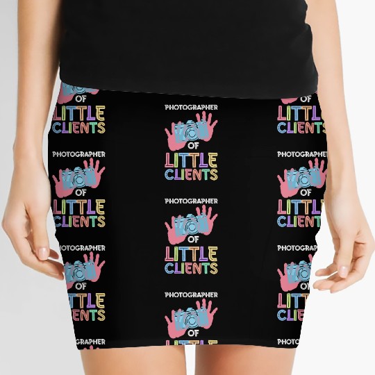 Photographer Of Little Clients - Newborn Women's Mini Skirts