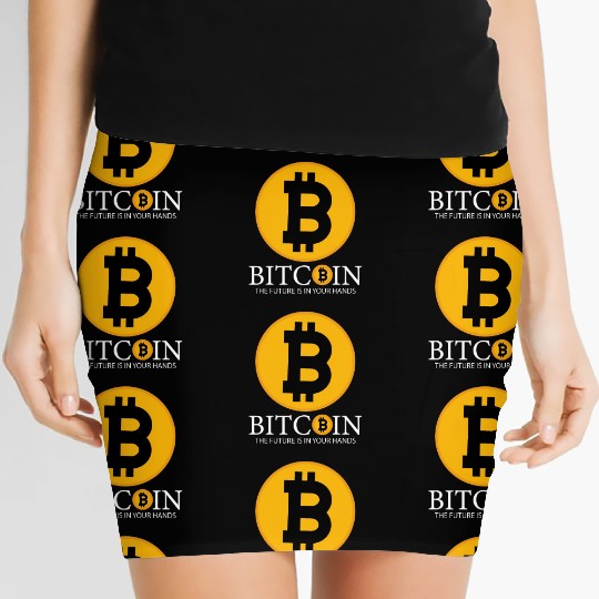 Bitcoin Cryptocurrency Bitcoin BTC Women's Mini Skirts