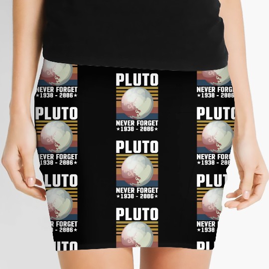 PLUTO NEVER FORGET 1930-2006 Women's Mini Skirts