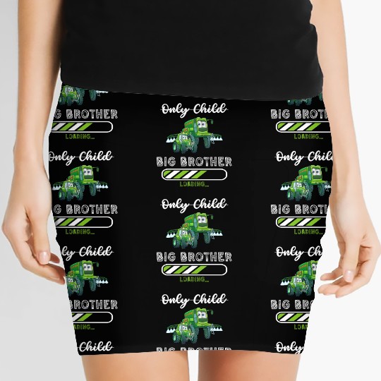 Big brother farmer tractor Women's Mini Skirts
