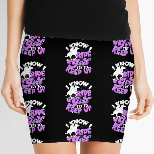 Horse Racing Equestrian Horseback Horse Racer Women's Mini Skirts