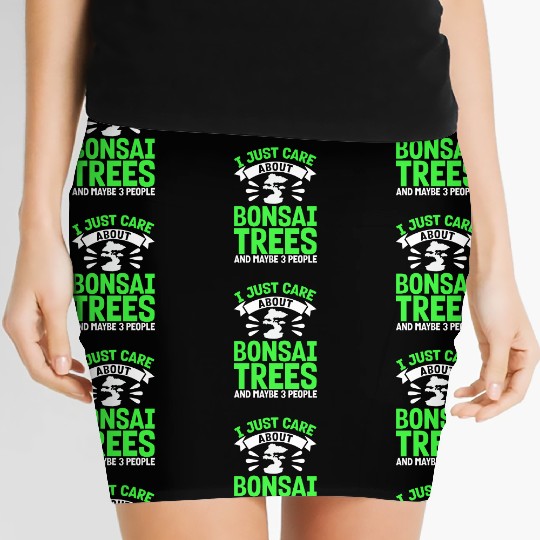 Bonsai Tree Owner Gift Bonsai Tree Gardening Women's Mini Skirts