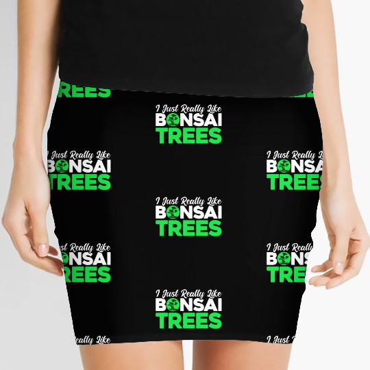 Bonsai Tree Owner Gift Bonsai Tree Gardening Women's Mini Skirts