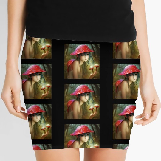 Fungi Fairy Women's Mini Skirts