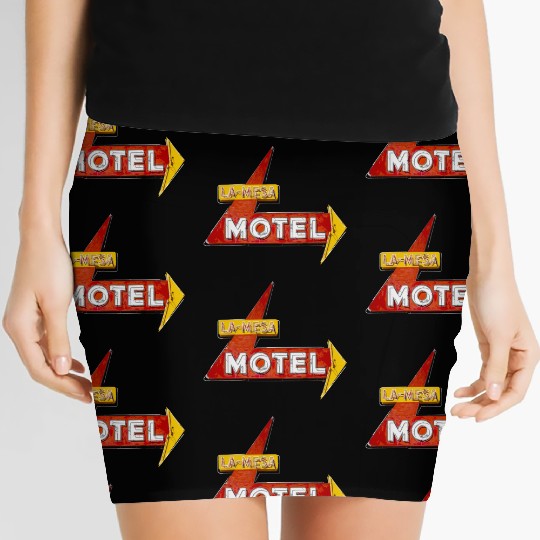 La Mesa Motel Route 66 Santa Rosa New Mexico Women's Mini Skirts