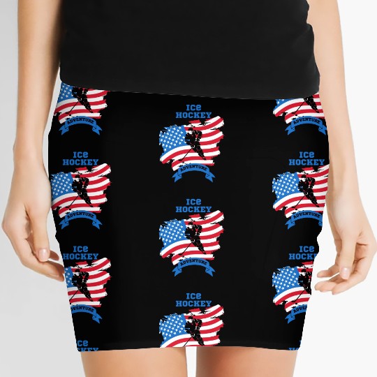 Ice hockey adventure Women's Mini Skirts