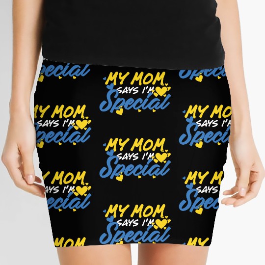 Down Syndrome Awareness Special Education Gifts Women's Mini Skirts