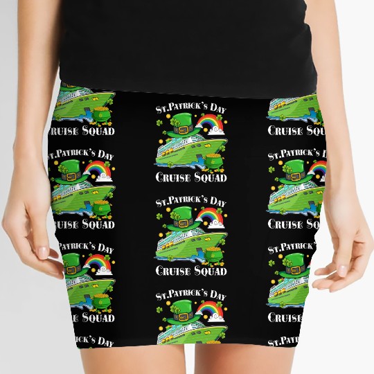 St Patrick s Day Cruise Cruise Todays Forecast Women's Mini Skirts