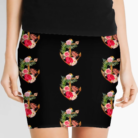 St Philomena Saints Symbols Catholic Girls Women's Mini Skirts