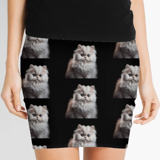 Persian Cat - A Sweet Gift Idea For All Cat Women's Mini Skirts