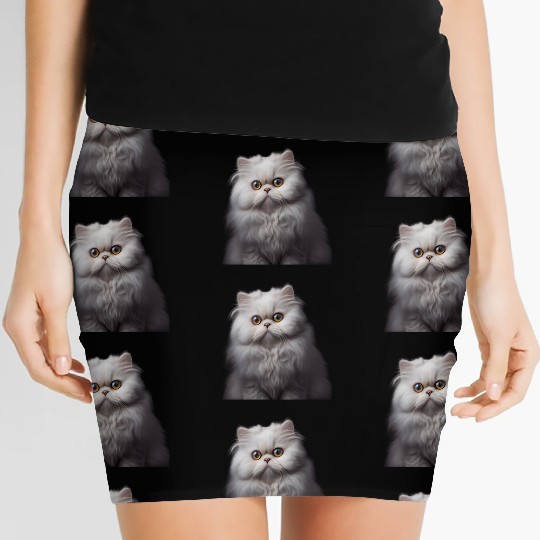 Persian Cat - A Sweet Gift Idea For All Cat Women's Mini Skirts