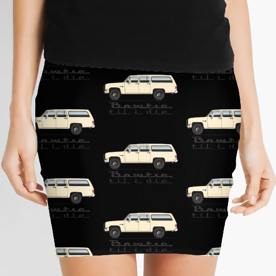 bowtie Santa Fe Tan Women's Mini Skirts