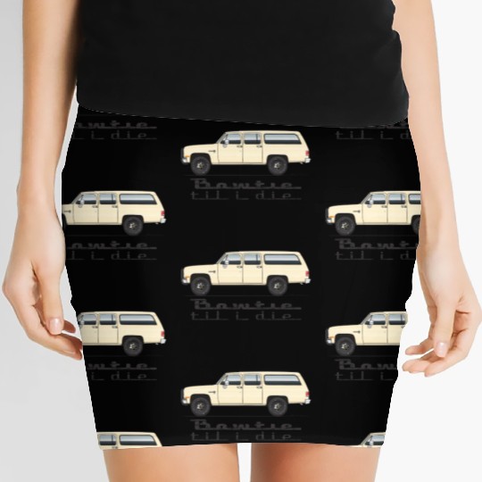 bowtie Santa Fe Tan Women's Mini Skirts