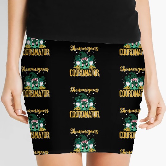 Shenanigans Coordinator Funny St Patricks Day Women's Mini Skirts