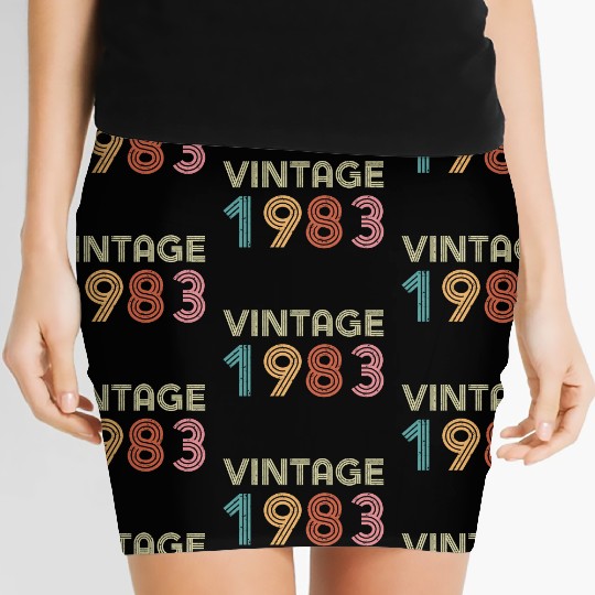 40th Birthday - Vintage 1983 Women's Mini Skirts