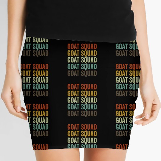 Goat Squad Goat Farmer Goat Squad Women's Mini Skirts