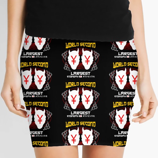 World Second Largest Economy Women's Mini Skirts