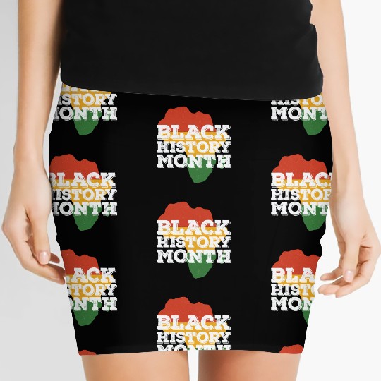 Black History Month Women's Mini Skirts