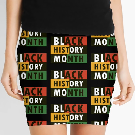 Black History Month Women's Mini Skirts