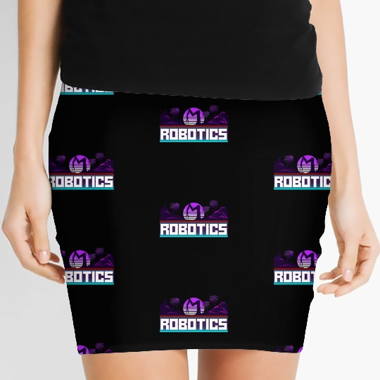 Robot Robotics Engineer Retro Women's Mini Skirts