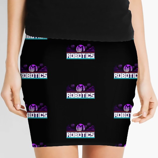 Robot Robotics Engineer Retro Women's Mini Skirts