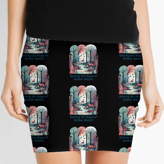 Get Your Fill of Nature with Our Classic Designs Women's Mini Skirts