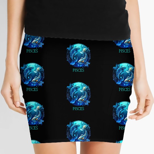 Embrace Your Pisces Identity: Pisces Pride Zodiac Women's Mini Skirts