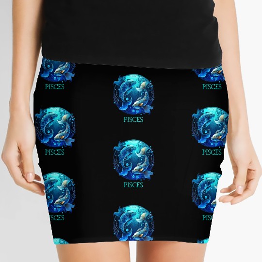 Embrace Your Pisces Identity: Pisces Pride Zodiac Women's Mini Skirts