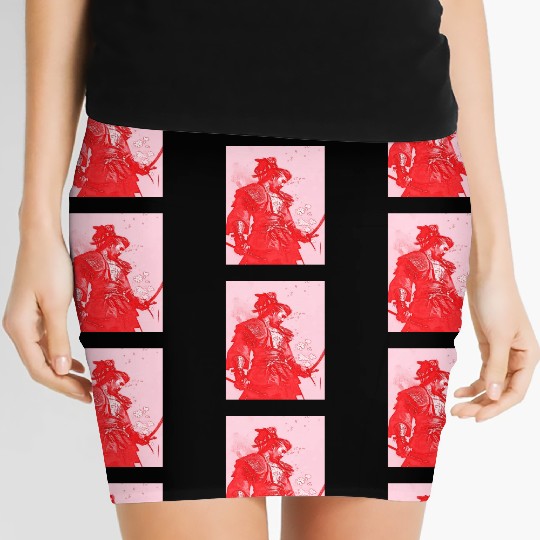 Samurai Japan Japanese Anime Katana Manga samurai Women's Mini Skirts