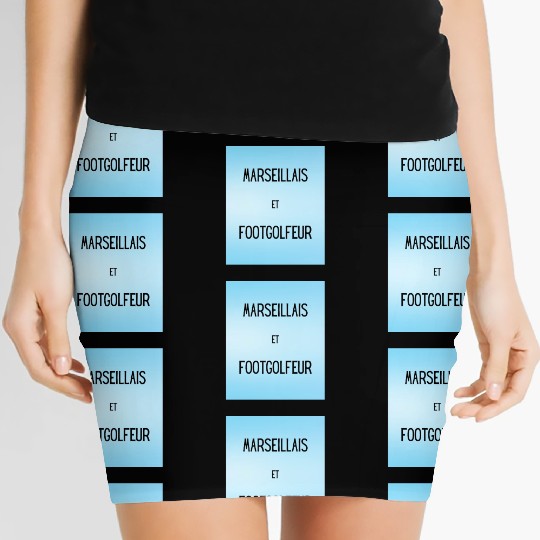Marseillais et footgolfeur Women's Mini Skirts
