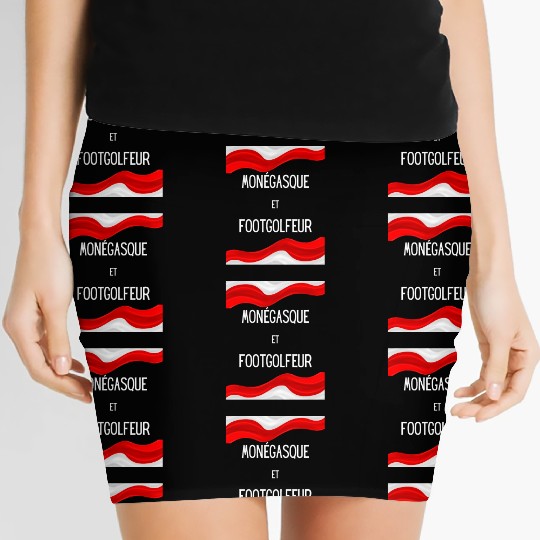Monegasque et footgolfeur Women's Mini Skirts