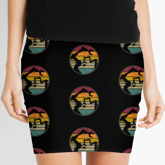 Robot Robotics Engineer Retro Women's Mini Skirts