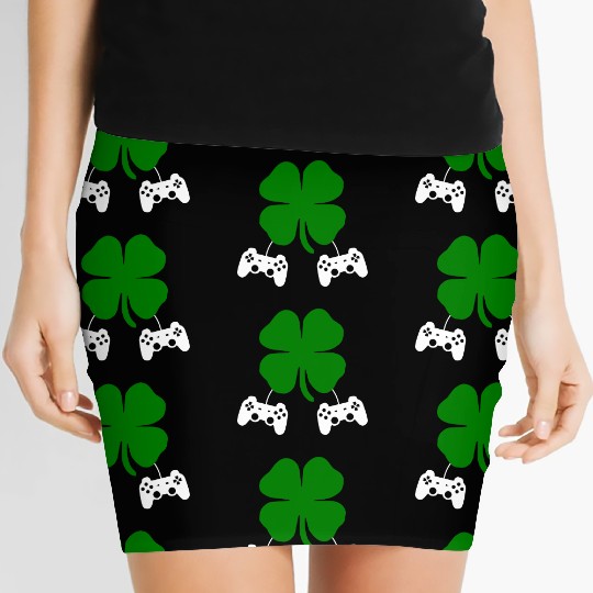 Irish Gamer St Patricks Day Gift Women's Mini Skirts