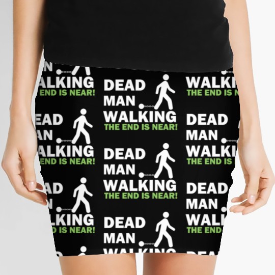 Dead Man Walking Bachelor Party Wedding Groom Women's Mini Skirts