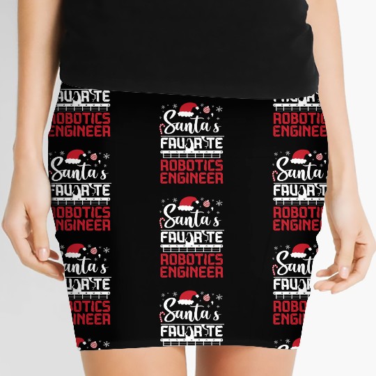 Robot Robotics Engineer Christmas Women's Mini Skirts