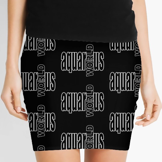 Aquarius WORLD bw Women's Mini Skirts