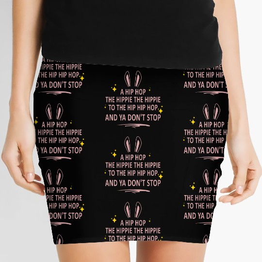 A Hip Hop The Hippie The Hippie To The Hip Hip Hop Women's Mini Skirts